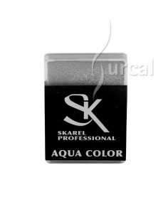 MAQUILLAJE FANTASÍA SKAREL AQUACOLOR PLATA