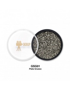 GLITTER HRP SUELTO GORDO PLATA GSG01