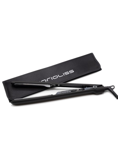 PLANCHA CABELLO CORIOLISS C3 BLACK CHROME SOFT TOUCH Placas Titaneo