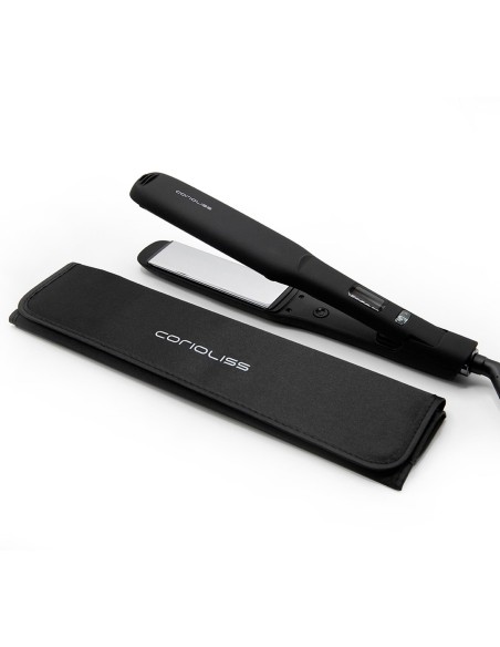 PLANCHA CABELLO CORIOLISS C-EXTREME BLACK Soft Touch / Titaneo (Placa Ancha)