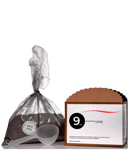 DECOLORACIÓN EN POLVO BB9 ORGÁNICA BLACK    500gr  9 tonos