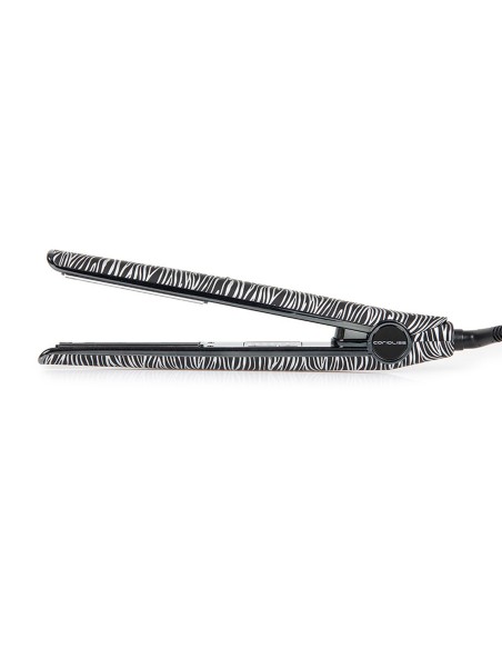 PLANCHA DE CABELLO CORIOLISS C1 DIGITAL (Nuevo Modelo 2024) ZEBRA SILVER - Soft Touch - Placas Titaneo