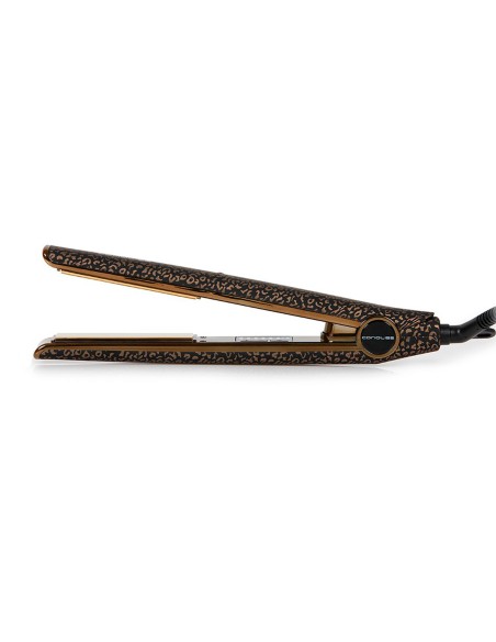 PLANCHA DE CABELLO CORIOLISS C1 DIGITAL (Nuevo Modelo 2024) LEOPARD GOLD - Soft Touch - Placas Titaneo