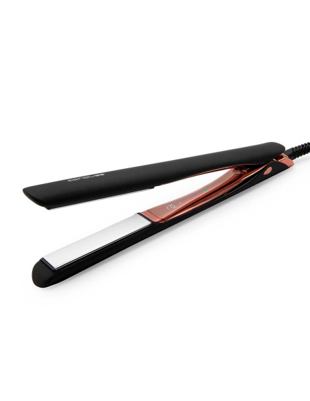 KIT CORIOLISS  PLANCHA CABELLO C5 + SECADOR WIND BLACK COPPER