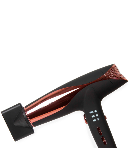 KIT CORIOLISS  PLANCHA CABELLO C5 + SECADOR WIND BLACK COPPER