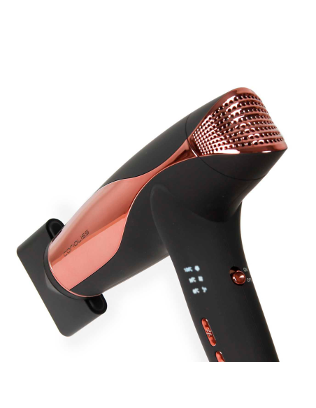KIT CORIOLISS  PLANCHA CABELLO C5 + SECADOR WIND BLACK COPPER
