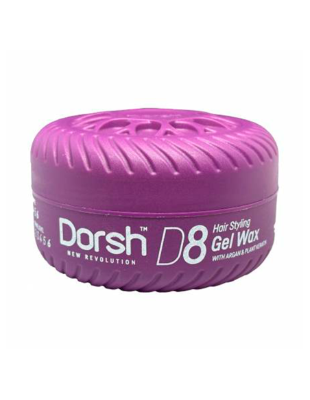 DORSH D8 HAIR STYLING GEL WAX. Fijación fuerte. 150ml