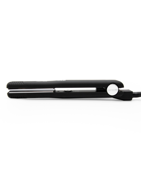 PLANCHA CABELLO CORIOLISS KIT C-STYLE BLACK CHROME Soft Touch + PADDLE