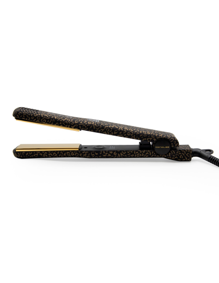PLANCHA CABELLO CORIOLISS KIT C-STYLE LEOPARD GOLD Soft Touch + PADDLE