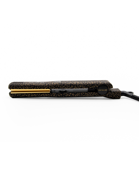 PLANCHA CABELLO CORIOLISS KIT C-STYLE LEOPARD GOLD Soft Touch + PADDLE