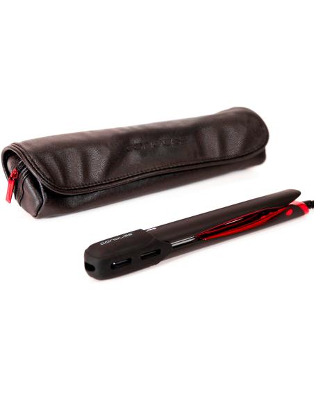 KIT CORIOLISS  PLANCHA CABELLO C5 + SECADOR WIND BLACK RED