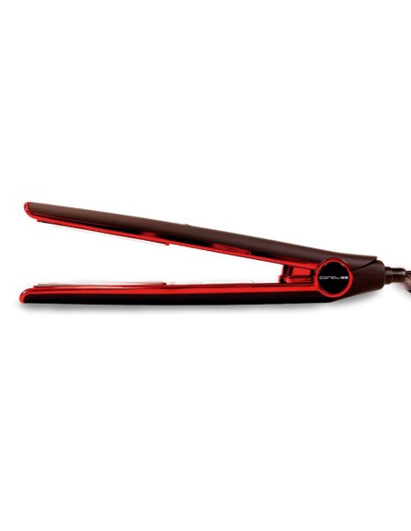 PLANCHA DE CABELLO CORIOLISS C1 + C-TRIP BLACK RED- Soft Touch - Placas Titaneo