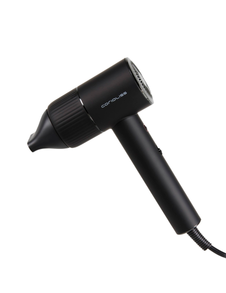 KIT CORIOLISS  PLANCHA CABELLO C5 + SECADOR APOLO BLACK CHROME