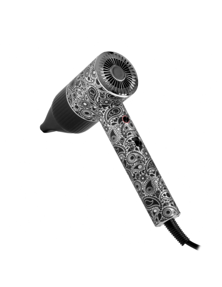 KIT CORIOLISS  PLANCHA CABELLO C5 + SECADOR APOLO PAISLEY SILVER