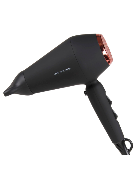 PACK CORIOLISS PLANCHA CABELLO C3 + SECADOR KOMPACTISSIMO BLACK COPPER