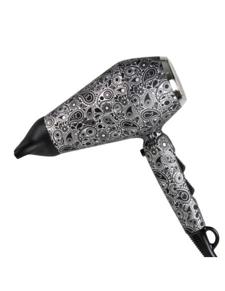 PACK CORIOLISS PLANCHA CABELLO C3 + SECADOR KOMPACTISSIMO PAISLEY SILVER