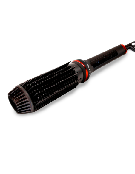 PACK CORIOLISS PLANCHA CABELLO C3 + HOT BRUSH BLACK RED