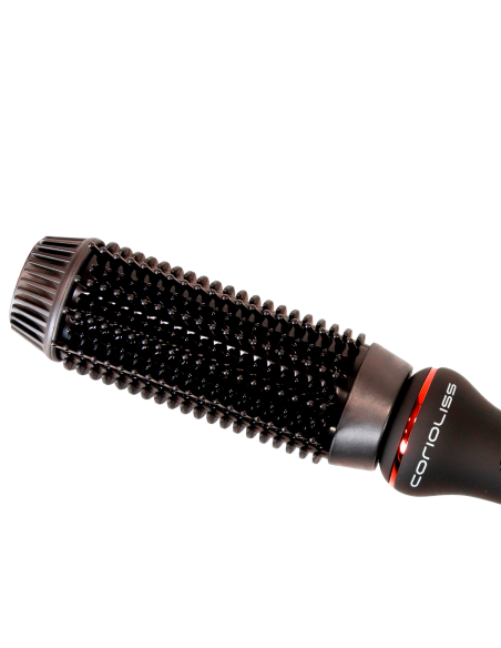 PACK CORIOLISS PLANCHA CABELLO C3 + HOT BRUSH BLACK RED