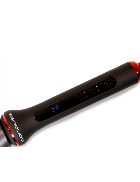 PACK CORIOLISS PLANCHA CABELLO C3 + HOT BRUSH BLACK RED