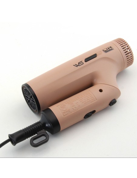 Secador mini Lim Hair WS plegable, color canela 1200w